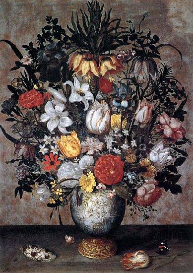 Ambrosius Bosschaert Flowers in a Chinese Vase china oil painting image